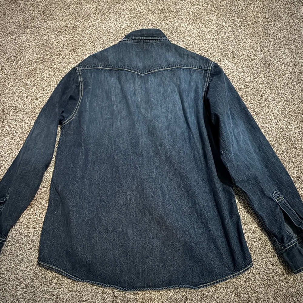 SHARP Guess Jeans denim western button down. Size Medium QUALITY! - Picture 11 of 12